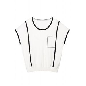 [아날도바시니](아날도바시니) 라인 배색 니트(AW07KP41W)