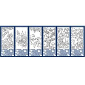 병풍만들기 6폭 십장생도