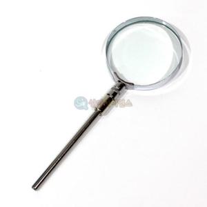 손잡이가 있는 볼록렌즈