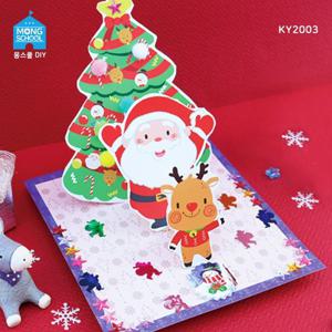 KY2003 크리스마스카드 산타친구들 4set