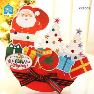 KY2009 크리스마스카드 오뚝이산타 4set
