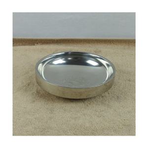 키친프리 이중찬기(2호)10.5cm - 2EA 이중찬기 보온접시 스텐접시 이중접시 앞접시 업소접시 찬기 식당접시