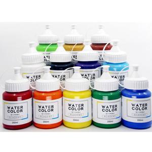 쉴드 수채 물감 낱색 250ml 미술물감 수채화그림물감 전문수채화물감 수채물감 전문가미술 색칠하기 화방수