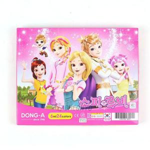동아 수채화물감 소피 루비 6ml 24색 물감 캐릭터물감 캐릭터수채화물감 24색물감 24색수채화물감 그림물감