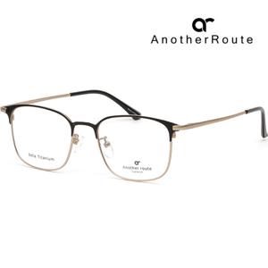 [룩플러스]어나더루트 안경테 AR6008BT 01 가벼운 베타티타늄 블
