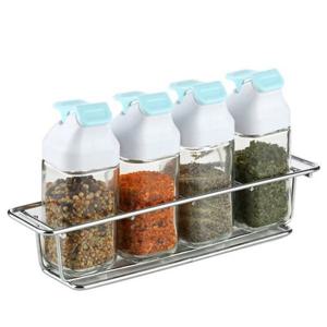 시노글라스원터치(스카이블루) 5P세트 양념병 양념통 조미료통 조미료병 투명조미료병 투명조미료통 투명양