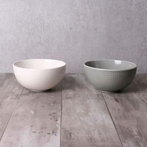 (독일 아사셀렉션) 보야지 면기 2인세트 (바닐라 카키그레이) 우동접시 우동그릇 라면기 라면그릇 라면접시