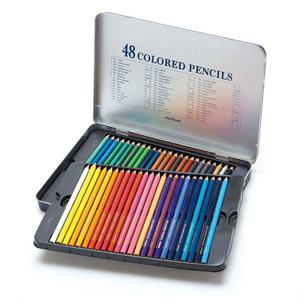 고급색연필 문화 48색 틴케이스색연필 색연필세트 고급색연필 전문가색연필 전문가용색연필 디자인색연필