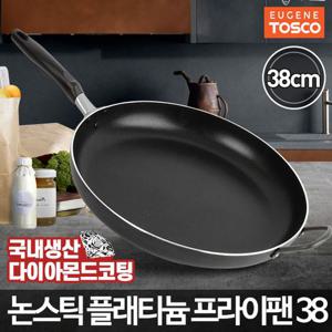 유진토스코 플래티늄프라이팬 38cm 프라이팬 계란말이후라이팬 무쇠후라이팬 계란후라이팬 주물팬 주물후라