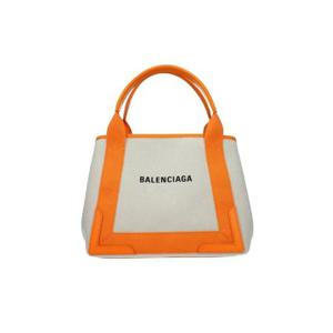 발렌시아가 네이비 스몰 카바스 내츄럴 팝 오렌지 3399332HH3N9265