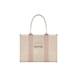 발렌시아가 그레인드 카프스킨 스트랩 하드웨어 스몰 토트백 베이지 6714022103A2906