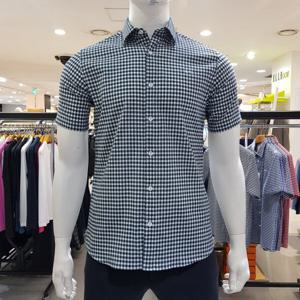 [루이까스텔]남성체크반팔셔츠/7MESH401A_BP