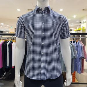 [루이까스텔]남성체크반팔셔츠/7MESH401N_BP