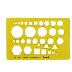 산키스 템플레이트 다각형 NO.306 일반정규 -459