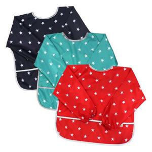 유아동 방수 미술 가운 긴팔 앞치마-별빛