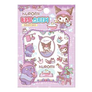 산리오 캐릭터즈 쿠로미 타투 스티커 - 에브리 데이