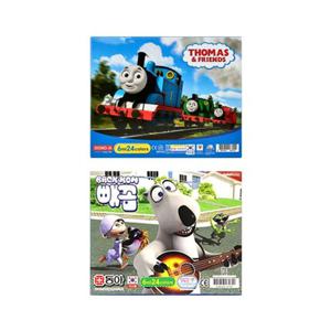 동아 수채화 그림물감 24색 (남아캐릭터랜덤)