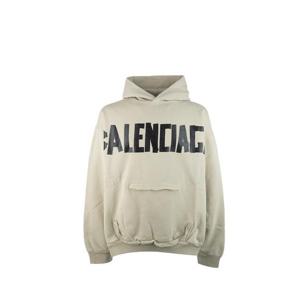 발렌시아가 후드 티셔츠 744441TSV86 9501 Beige