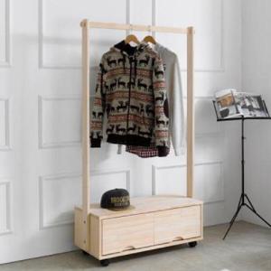 아트박스/아름이와다움이 마로니 편백원목 서랍행거 800