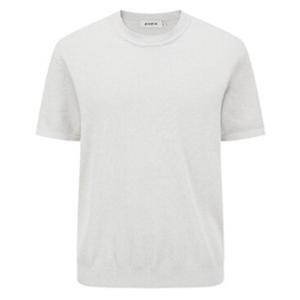 [리얼지오지아][25SS] 아이보리 썸머미라쿨슬럽 반팔 라운드 스웨터 ADF3ER1902