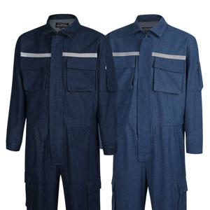 [파파브로]남성 데님 라인 점프수트 워크웨어 KS-SET-716,717