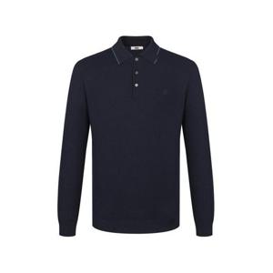 [닥스][아울렛] 비스코스 혼방 카라니트 네이비