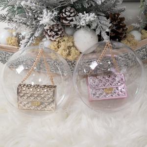 크리스마스 투명 볼 장식 샤를백 벌룬볼 150mm (DIY) 2컬러 트리 오너먼트 소품 용품