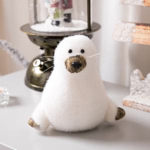 [3+1] 크리스마스 물개 인형 대형 장식 둘째 20cm 소품 용품 데코 이벤트 파티 꾸미기 카페