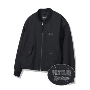[지프]JP1JPF205 여전용 2024년 블랙 빈티지 소매 탈부착 항공점