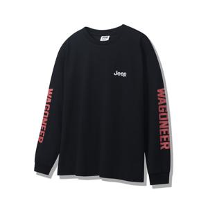 [지프]JP2TSU012 남녀공용 왜고니어 CAR 긴팔 싱글 2024년 블랙