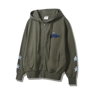 [지프]JP2TZF021 여성전용 소매별 빈티지 2024년 카키 후드집업_