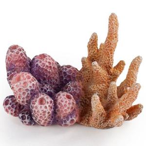 모모스 핑크산호와 해면 피규어 모형완구 장난감 해양동물피규어 해양생물피규어 바다동물피규어 바다생물피규어 동물모형피규어