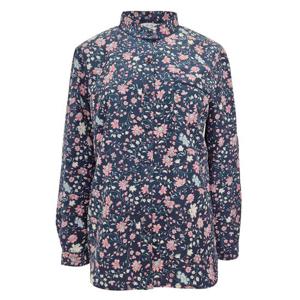 [조순희]플로럴 차이나카라 블라우스 (JNFB325)