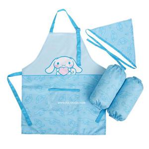 시나모롤 허니 앞치마 토시 두건 3종세트 요리 미술 요리앞치마 미술앞치마 아동앞치마 두건토시세트 놀이앞치마 어린이집앞치마 유치원앞치마 앞치마세트 캐릭터앞치마