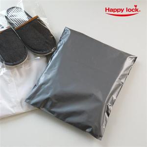 해피락 택배봉투 택배포장지 포장비닐 쇼핑몰 의류 접착 HDPE 은색 32x40+4cm 100장