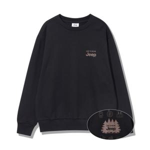 [지프]공용 등판 프린트 루즈핏 긴팔 맨투맨 JQ3TSU891