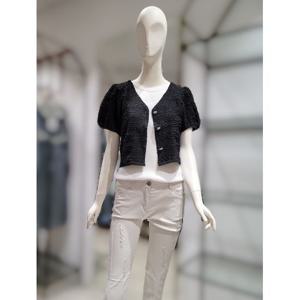 [씨]MARIOSI브이넥 퍼프소매 숏자켓SKJAG0138c