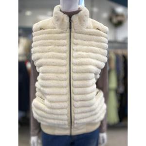 안지크 세이브존07 배색 집업 양털 조끼 AI4-FV593-00