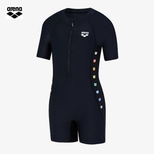 [아레나] 아레나 여아동 젤리베어 A5FG1GI01 BLK (주머니백 증정) 3부반신 슈트 실내수영복 A5FG1GI01