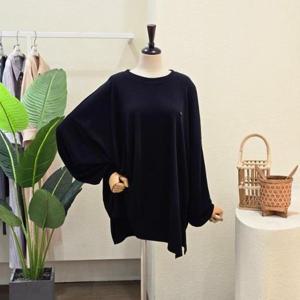 [포커스]FF5H9TS5248_골지 루즈핏 라운드 티셔츠