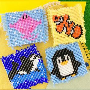 DIY 스킬자수 키트 바다동물-옵션