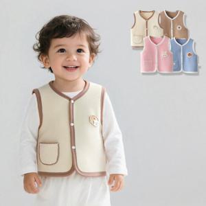 포슬패치 여아남아 극세사 수면조끼 205970