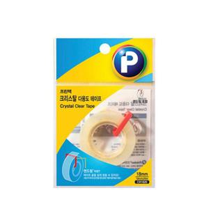 프린텍 CR1820 크리스탈 테이프 리필 18mm 20m 3개