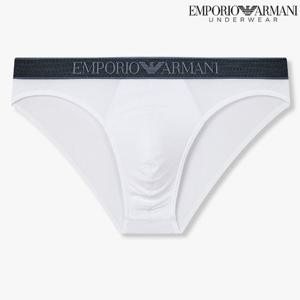 [엠포리오 아르마니 언더웨어]샤이니 로고 밴드 코튼 삼각브리프 (0815311005)