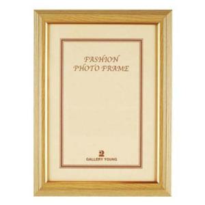 수지틀액자(A4/미색계단/02M) 수지틀 액자 나무액자 우드액자 우드프레임 걸이용액자 A4액자