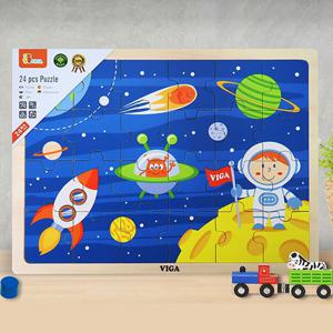 비가 원목퍼즐 24pcs 우주여행 퍼즐 V51461 원목퍼즐 유아원목퍼즐 아동원목퍼즐 아기원목퍼즐 퍼즐