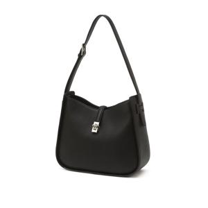 [헤지스/쇼핑백동봉]에이치 락 블 레더 숄더백M HIBA6E185BK