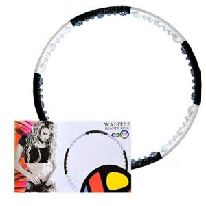 하나 웨이스트뷰티라인 훌라후프 2.2(참숯) 블랙/화이트 (1개)