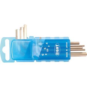 에이트 L렌치 세트(더블홀타입) 001H-S6(2-6MM)6P 1SET