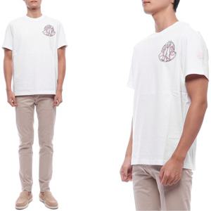 [몽클레어] 25FW 남성 로고 프린트 반팔티셔츠 (8C00045 89AJS 00A 25F)